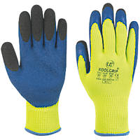 UCI KoolGrip Thermal Latex Grip Gloves Yellow Large