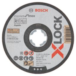 Bosch  X-Lock Stainless Steel Cutting Disc 125mm (5") 10 Pack