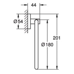Grohe Essentials Towel Ring Chrome