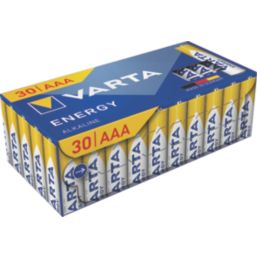 Varta Energy AAA 1.5V Alkaline Batteries  30 Pack