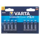 Varta Longlife Power AAA 1.5V Alkaline High Energy Batteries 8 Pack