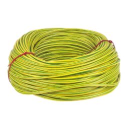 CED Green/Yellow Sleeving 6mm x 100m