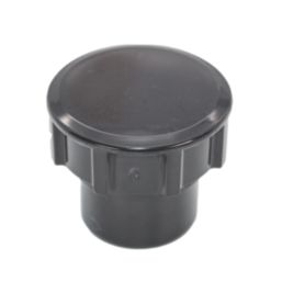 FloPlast Solvent Weld Access Plugs Black 32mm 5 Pack