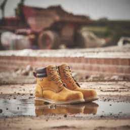 Site Savannah Size 8  Tan Waterproof Steel Toe Cap Safety Boots