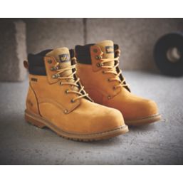 Site Savannah Size 8  Tan Waterproof Steel Toe Cap Safety Boots