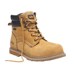 Site Savannah Size 8  Tan Waterproof Steel Toe Cap Safety Boots
