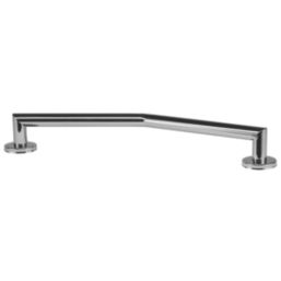 Croydex  Angled Household Grab Bar Chrome 600mm