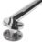 Croydex  Angled Household Grab Bar Chrome 600mm