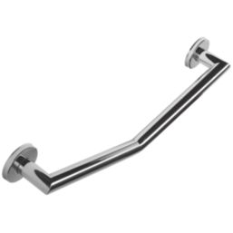 Croydex  Angled Household Grab Bar Chrome 600mm