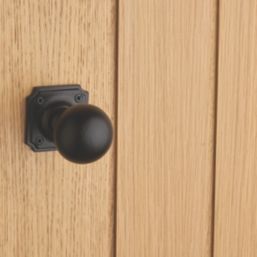 Designer Levers  Heavy Door Knob 60mm Pair Black