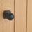 Designer Levers  Heavy Door Knob 60mm Pair Black
