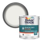 Dulux Trade 2.5Ltr Pure Brilliant White High Gloss Water-Based Trim Paint