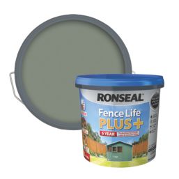 Ronseal Fence Life Plus 5Ltr Sage Shed & Fence Paint