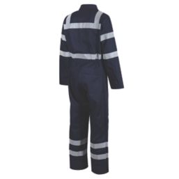 Wearwell   Flame Retardant Boilersuit Navy 2X Large 54" Chest 31" L