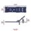 Squire NO.8 Maxiclam Hasp & Staple Blue 216mm