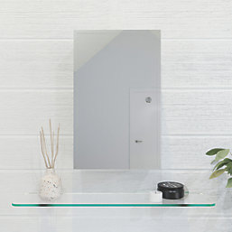 Croydex  Lockable 1-Door Bathroom Medicine Cabinet   250mm x 130mm x 400mm