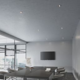 Lexco Tauri Fixed  Fire Rated LED Downlights Brushed Nickel 8W 500-800lm 10 Pack