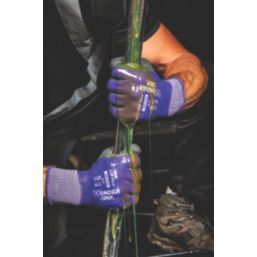 Wonder Grip WG-518W Oil Plus Gloves Purple 2X Large