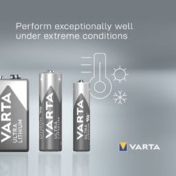 Varta Ultra AAA 1.5V Lithium Batteries 4 Pack