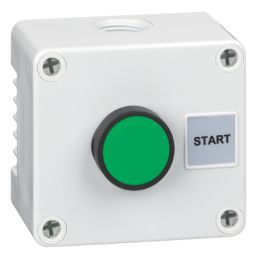 Hylec 1DE.01.06AG-SF Double Pole Flush Push-Button Isolator Switch NO/NC