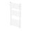 Flomasta Flat Bar 1000mm x 500mm 1576BTU White Vertical Designer Radiator