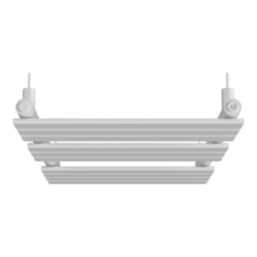 Flomasta Flat Bar 1000mm x 500mm 1576BTU White Vertical Designer Radiator