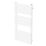 Flomasta Flat Bar 1000mm x 500mm 1576BTU White Vertical Designer Radiator