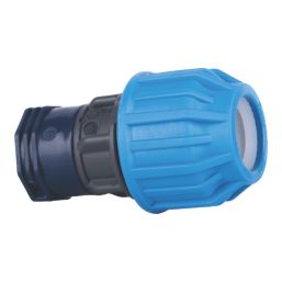 Flomasta  MDPE Copper Adaptor 25mm x 15mm