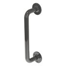 Rothley  Straight Household Steel Grab Rail Gun Metal 305mm