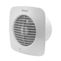 Xpelair DX150TS 150mm (6") Axial Bathroom or Kitchen Extractor Fan with Timer White 220-240V