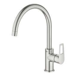 Grohe Start Loop Kitchen Mixer Tap Supersteel
