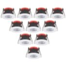 Lexco Tauri Fixed  Fire Rated LED Downlights White 8W 500-800lm 10 Pack