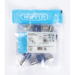 Wavin Tigris K5 Multi-Layer Composite Press-Fit Adapting One-Sided Female Tees 20mm x 0.5" x 20mm 5 Pack