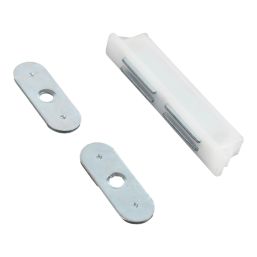 Essentials 2-Door Magnetic Cabinet Catch White 65mm x 10mm 10 Pack