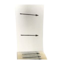 Essentials Directional Arrow Pipe Marking Tape White 33m x 50mm