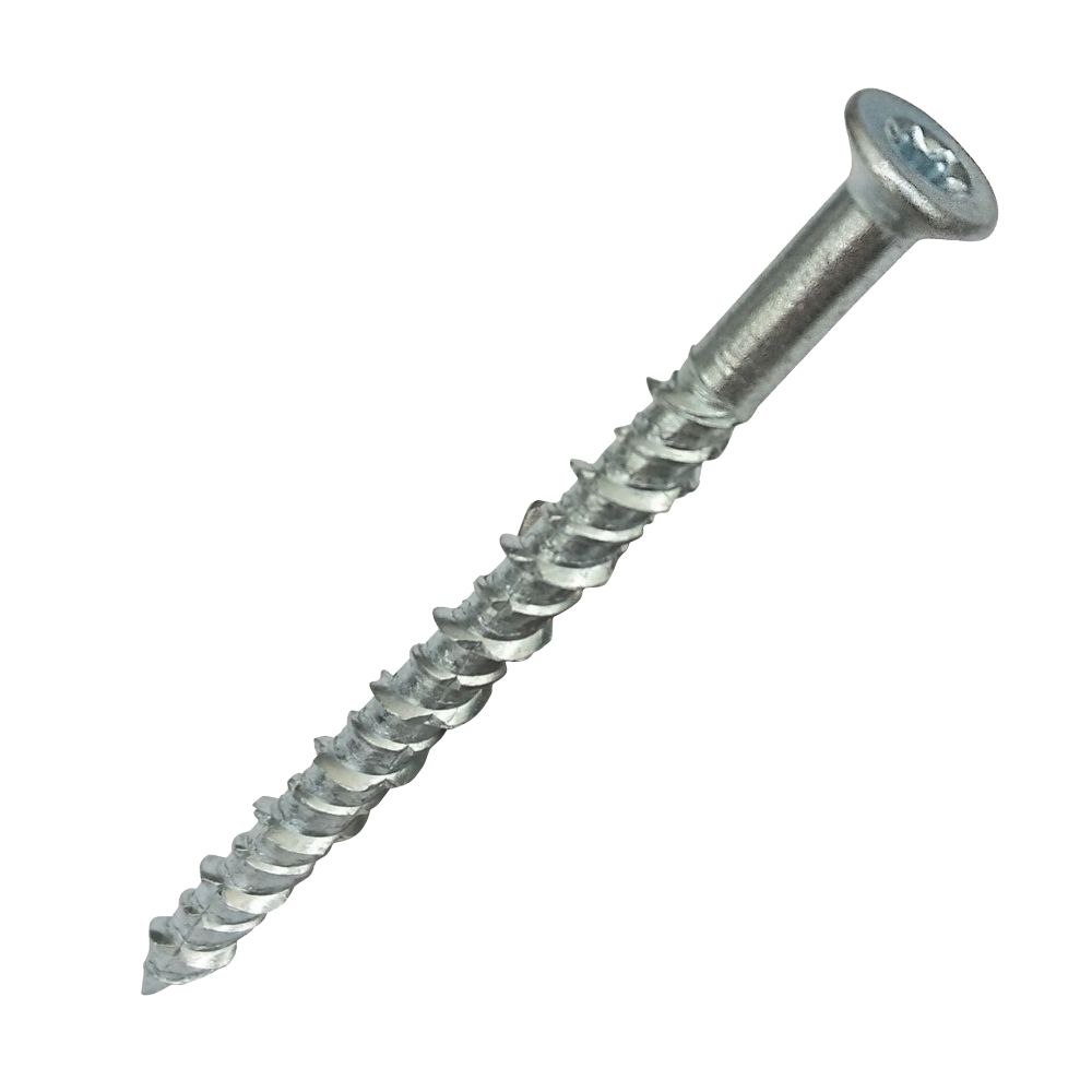 Easydrive TX Countersunk Concrete Screws 6mm x 60mm 100 Pack Screwfix