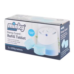 Minky Damp Guard Moisture Absorber Refill Tablets 100g 2 Pack