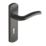 Designer Levers Goodrich Fire Rated Lever Lock Door Handle Pair Matt Black