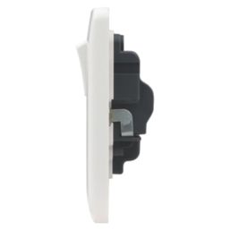 Vimark Pro 13A 2-Gang DP Switched Plug Socket White