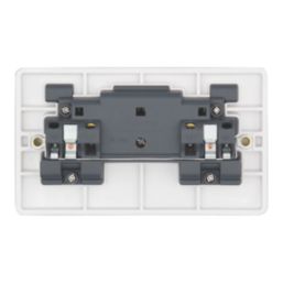 Vimark Pro 13A 2-Gang DP Switched Plug Socket White