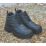 Apache Hamilton Size 8  Black Water-Resistant  Safety Boots