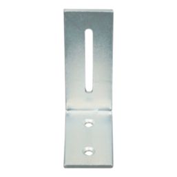 Essentials Adjustable Corner Bracket Silver 55mm x 80mm x 30mm