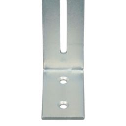 Essentials Adjustable Corner Bracket Silver 55mm x 80mm x 30mm