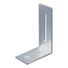 Essentials Adjustable Corner Bracket Silver 55mm x 80mm x 30mm