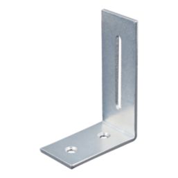 Essentials Adjustable Corner Bracket Silver 55mm x 80mm x 30mm