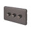 Schneider Electric Lisse Deco 3-Gang 2-Way  Dimmer Switch  Mocha Bronze