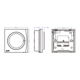 Danfoss RET1001 1-Channel Wired Room Thermostat