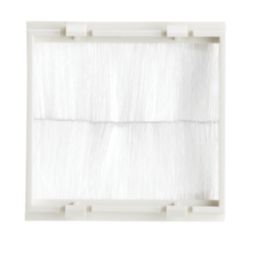 Contactum  Modular Brush Flex Outlet White