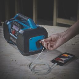 Erbauer ERD18-Li 230V or 18V DAB / FM Radio