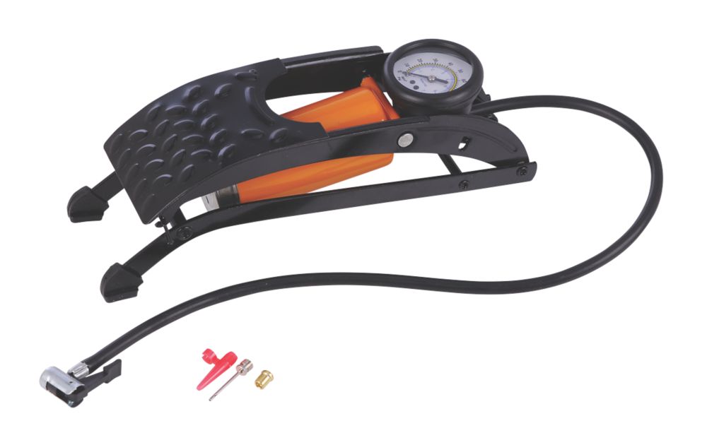 RAC SingleBarrel Foot Pump Screwfix